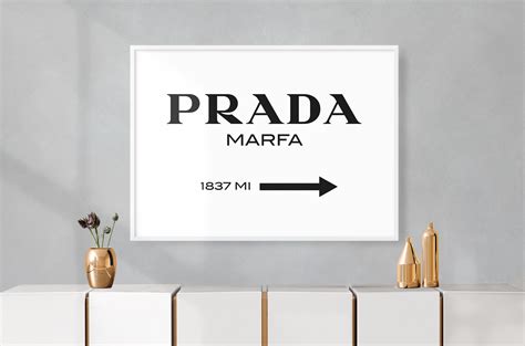 quadro prada marfa significato|Prada marfa art.